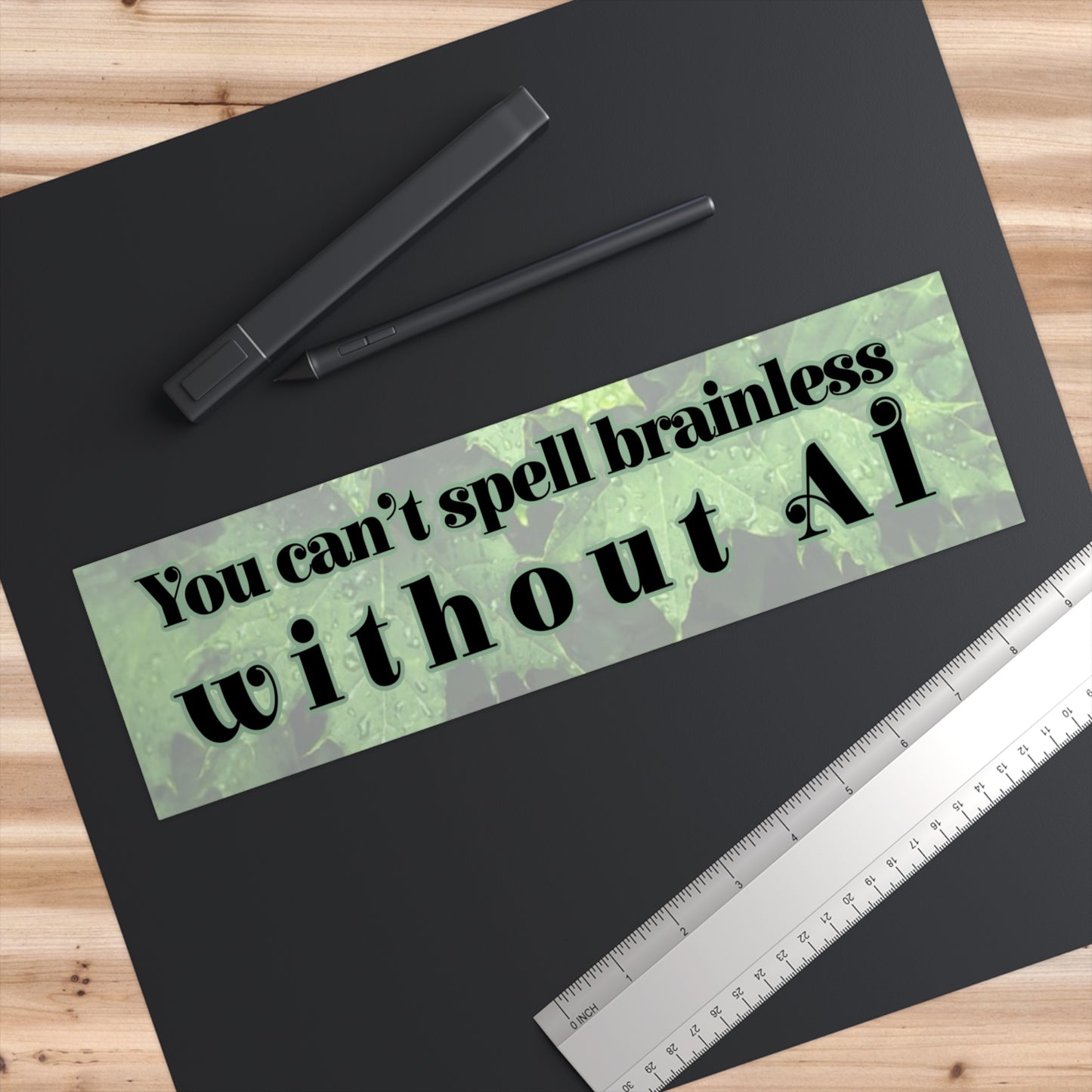 Brainless Bumper Sticker (Light Color)