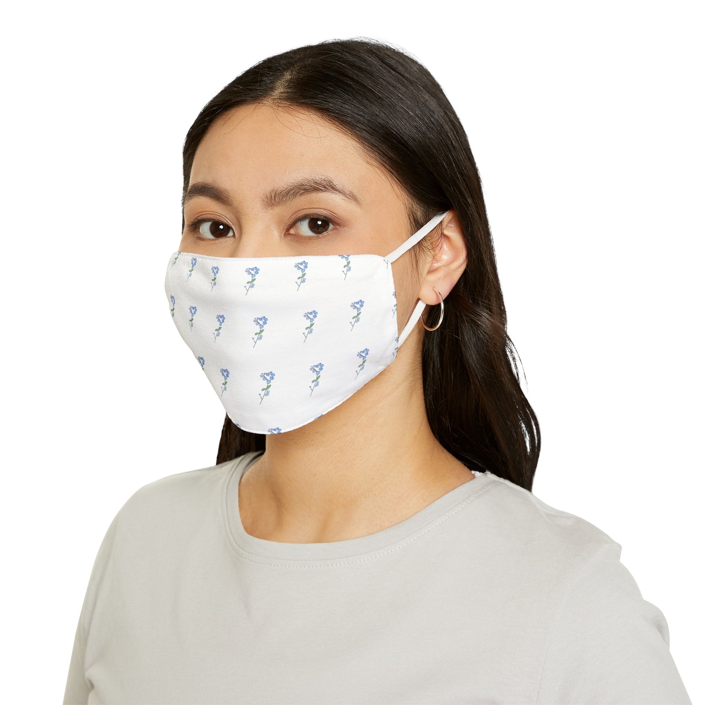 Flower Snug-Fit Polyester Face Mask