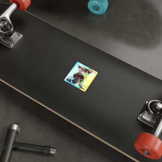 Disaster Magnet Holographic Die-cut Sticker