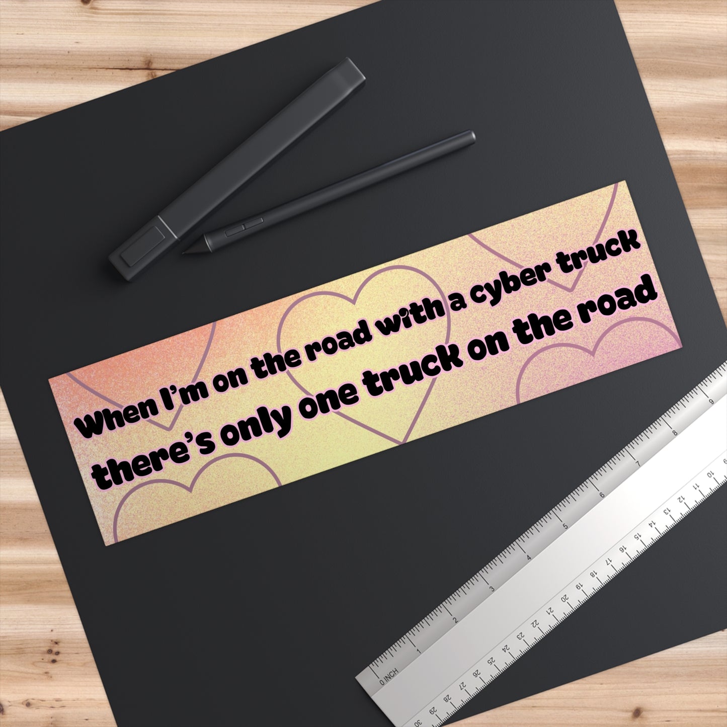 Real Truck Bumper Sticker