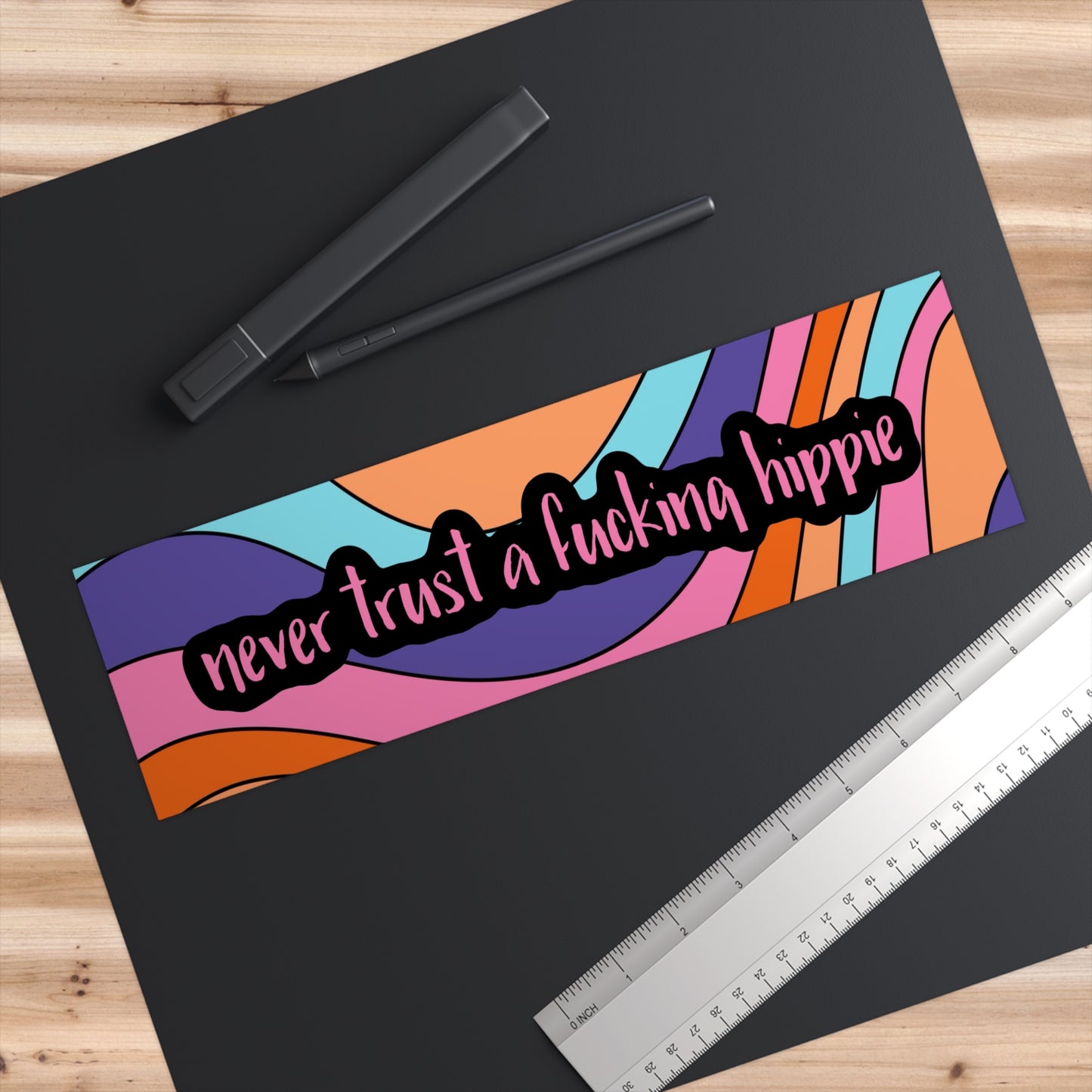 Punk Lyric Bumper Sticker