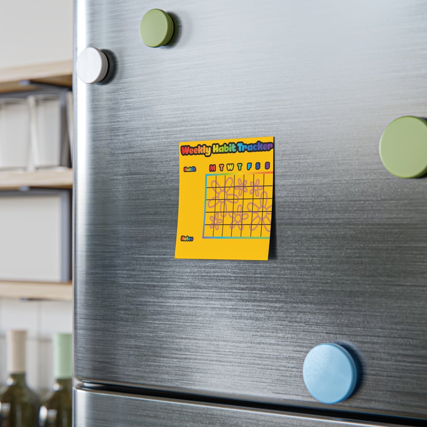 Weekly Habit Tracker Post-it® Note Pad