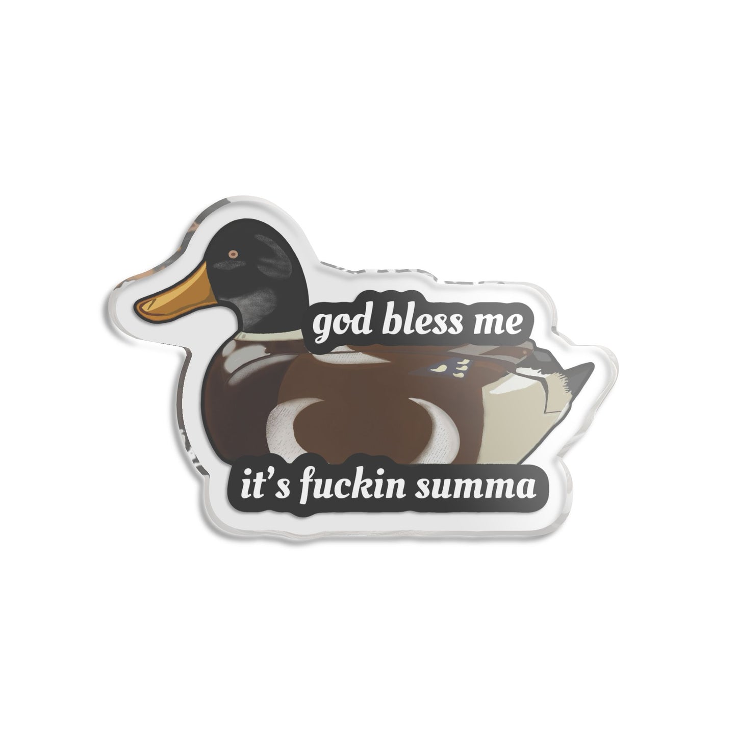 Jersey Shore Duck Phone Cut Statue