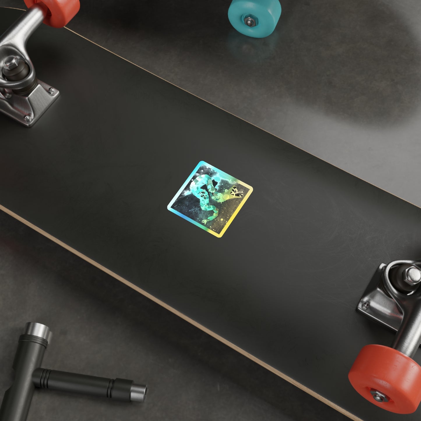 Trash Dragon Holographic Die-cut Sticker