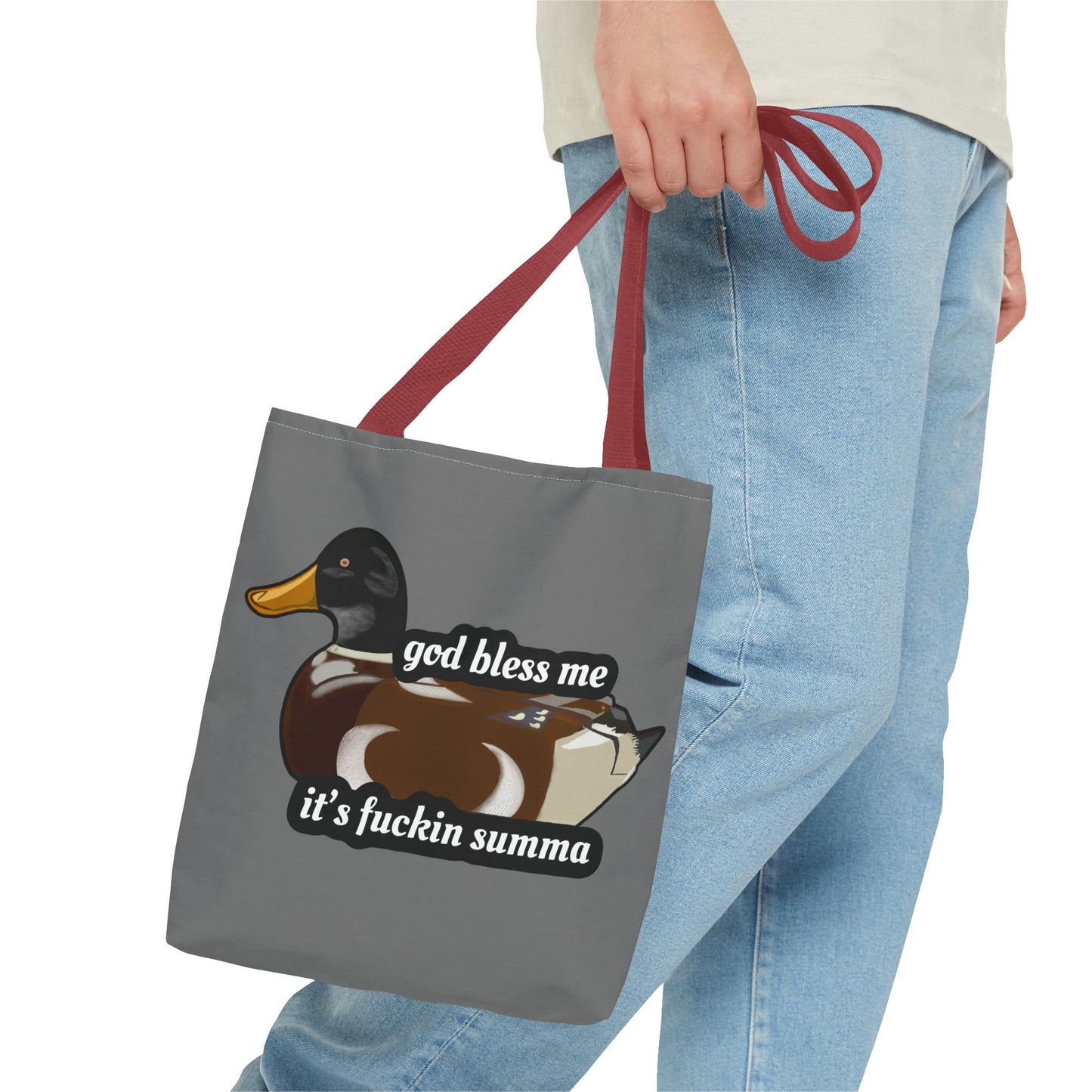 Jersey Shore Duck Phone Tote Bag