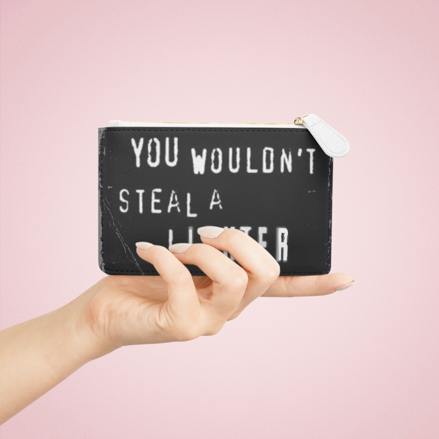 Lighter Piracy is a Crime Mini Clutch Bag
