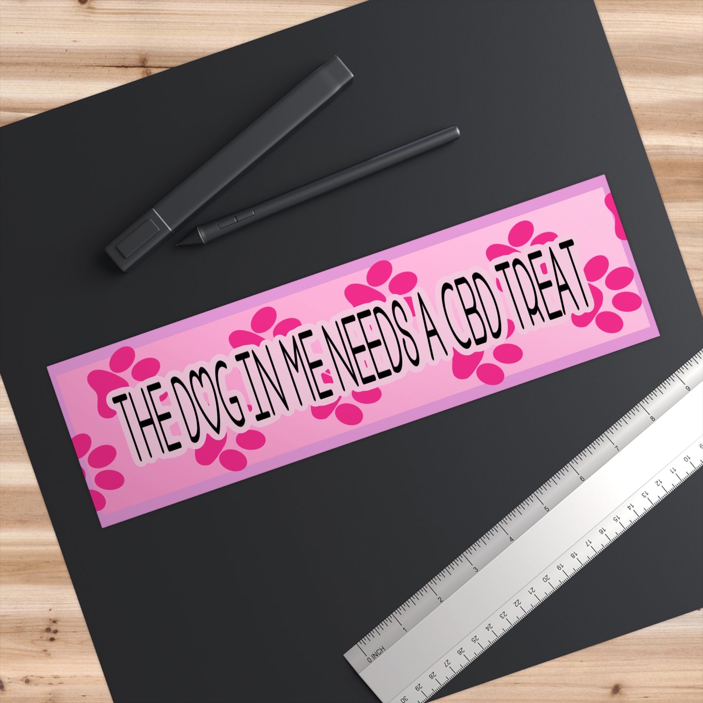 Dog In Me Bumper Sticker (CBD)
