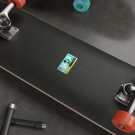 Discovery Holographic Die-cut Sticker