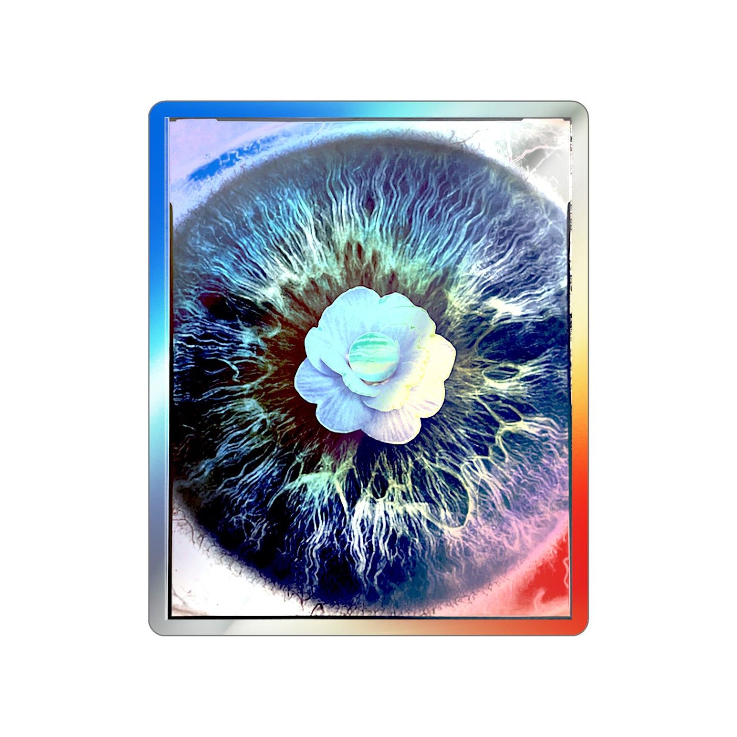 Eye See Holographic Die-cut Sticker