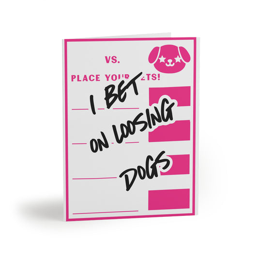 Loosing Dogs Greeting cards (8, 16, and 24 pcs)
