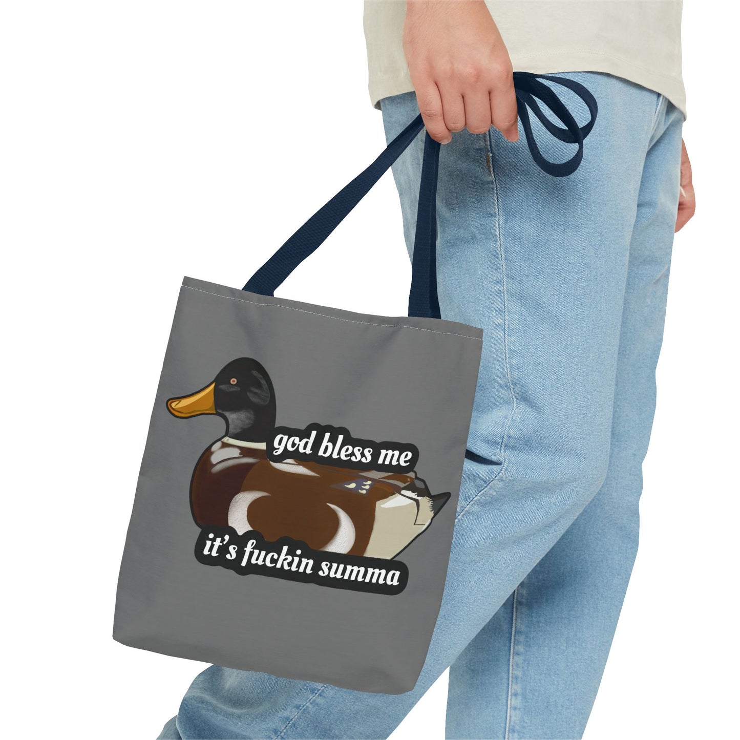 Jersey Shore Duck Phone Tote Bag