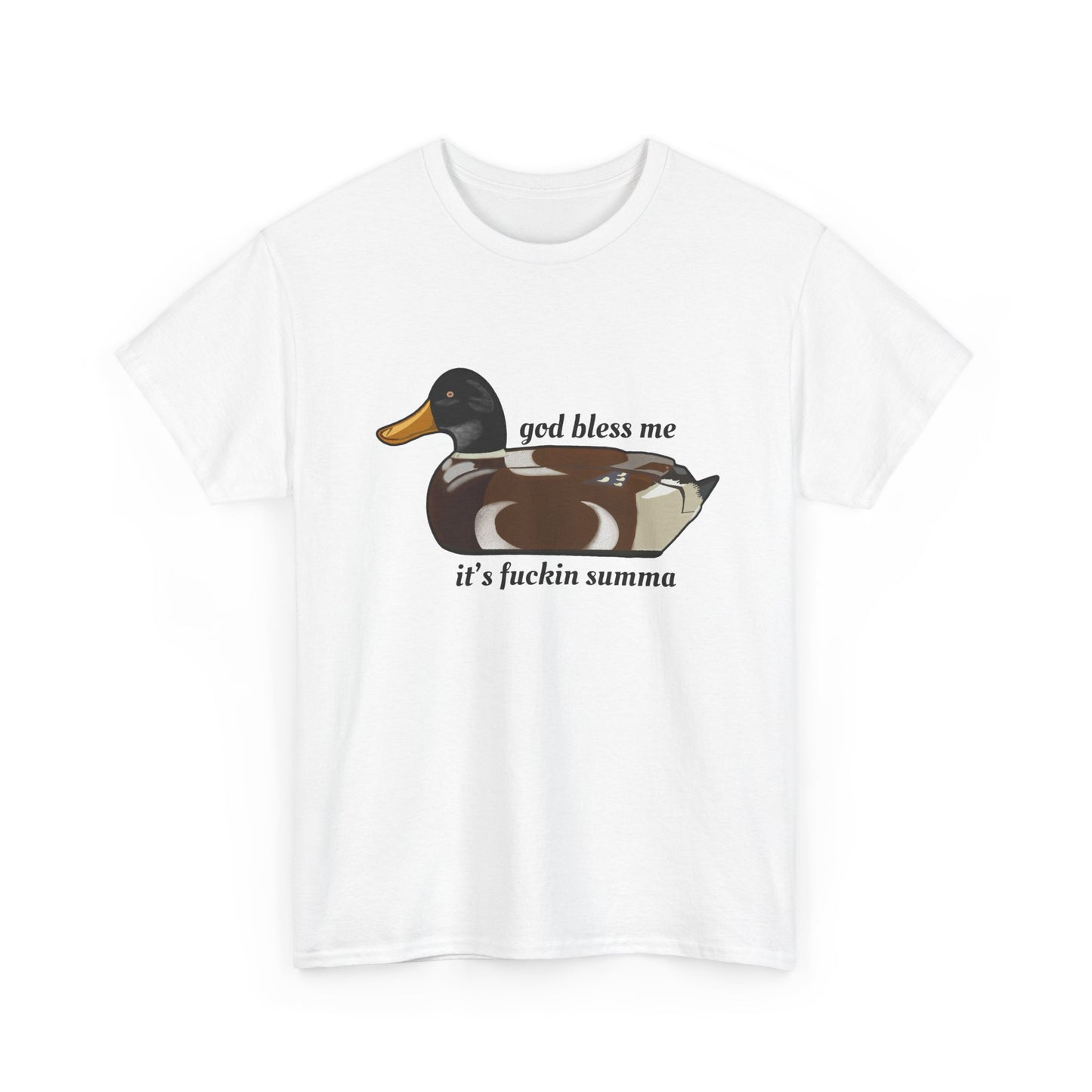 Jersey Shore Duck Phone Unisex Heavy Cotton Tee