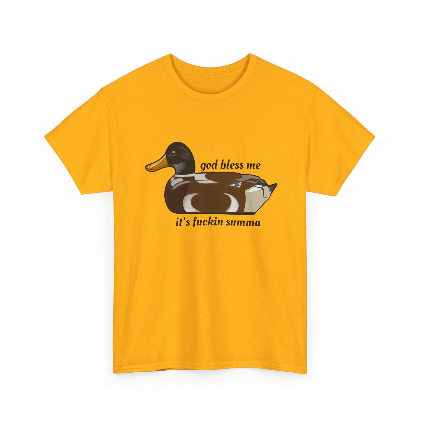 Jersey Shore Duck Phone Unisex Heavy Cotton Tee