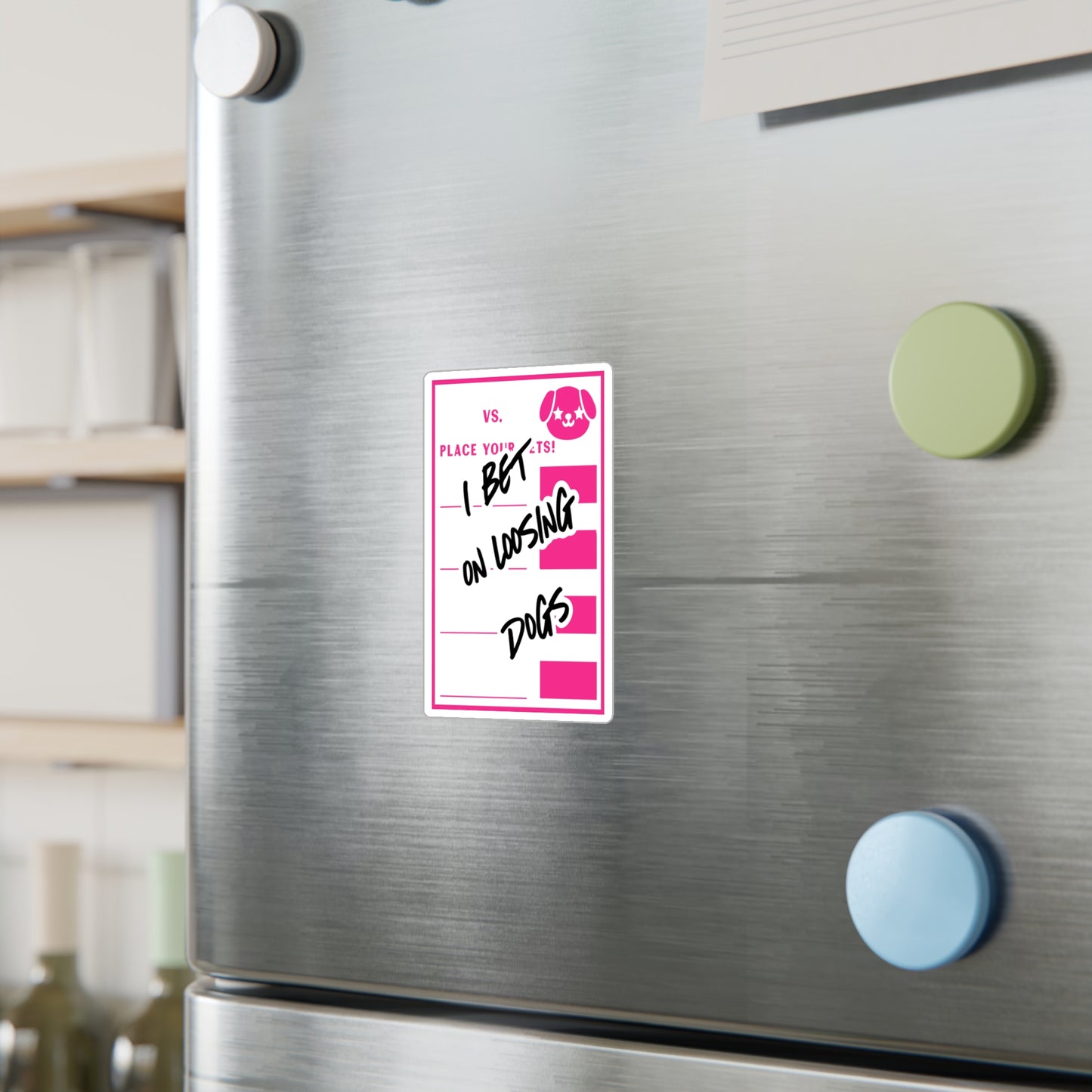Loosing Dogs Kiss-Cut Vinyl Decal
