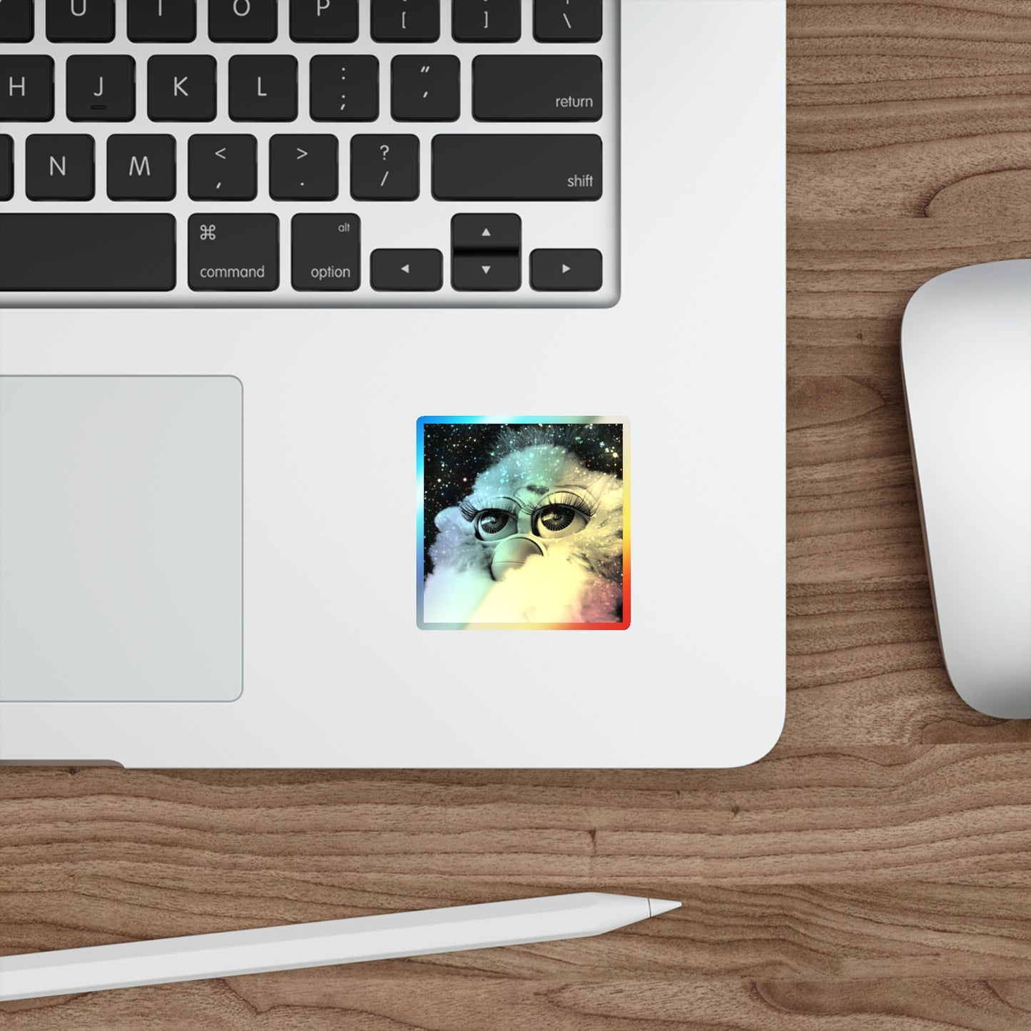 Furbalicious Holographic Die-cut Stickers