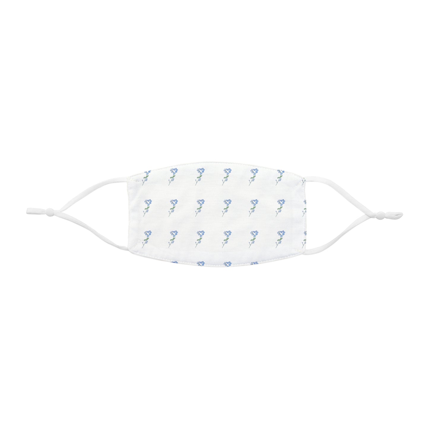 Flower Snug-Fit Polyester Face Mask