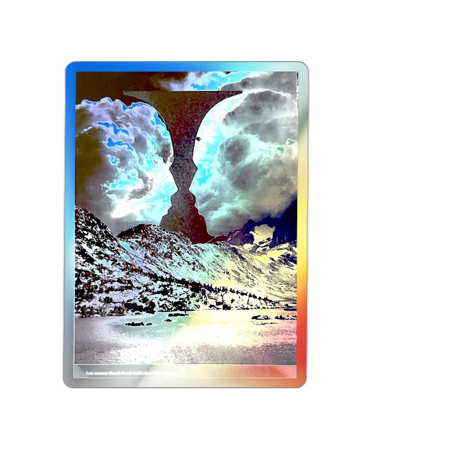 Thunderheads Holographic Die-cut Sticker