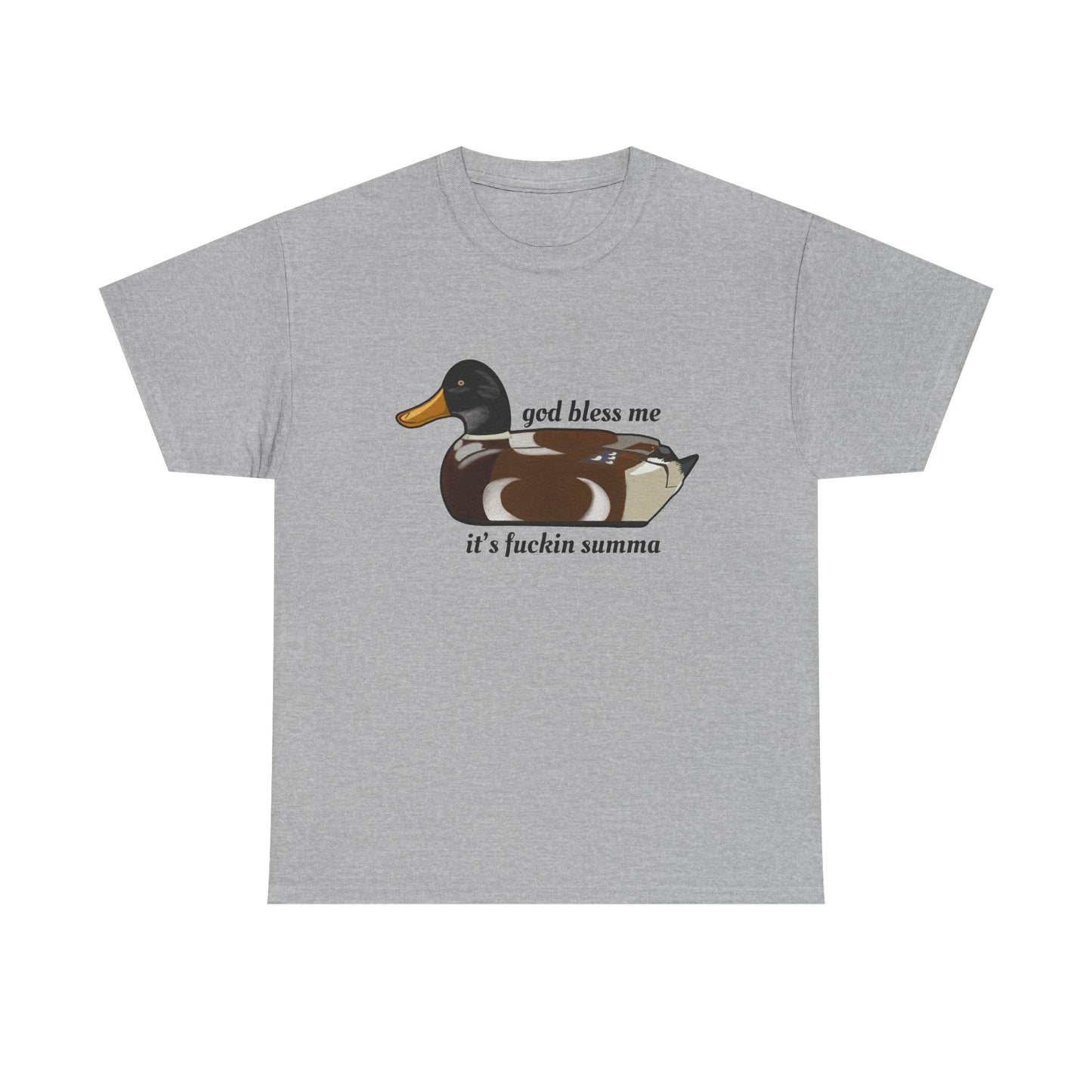 Jersey Shore Duck Phone Unisex Heavy Cotton Tee