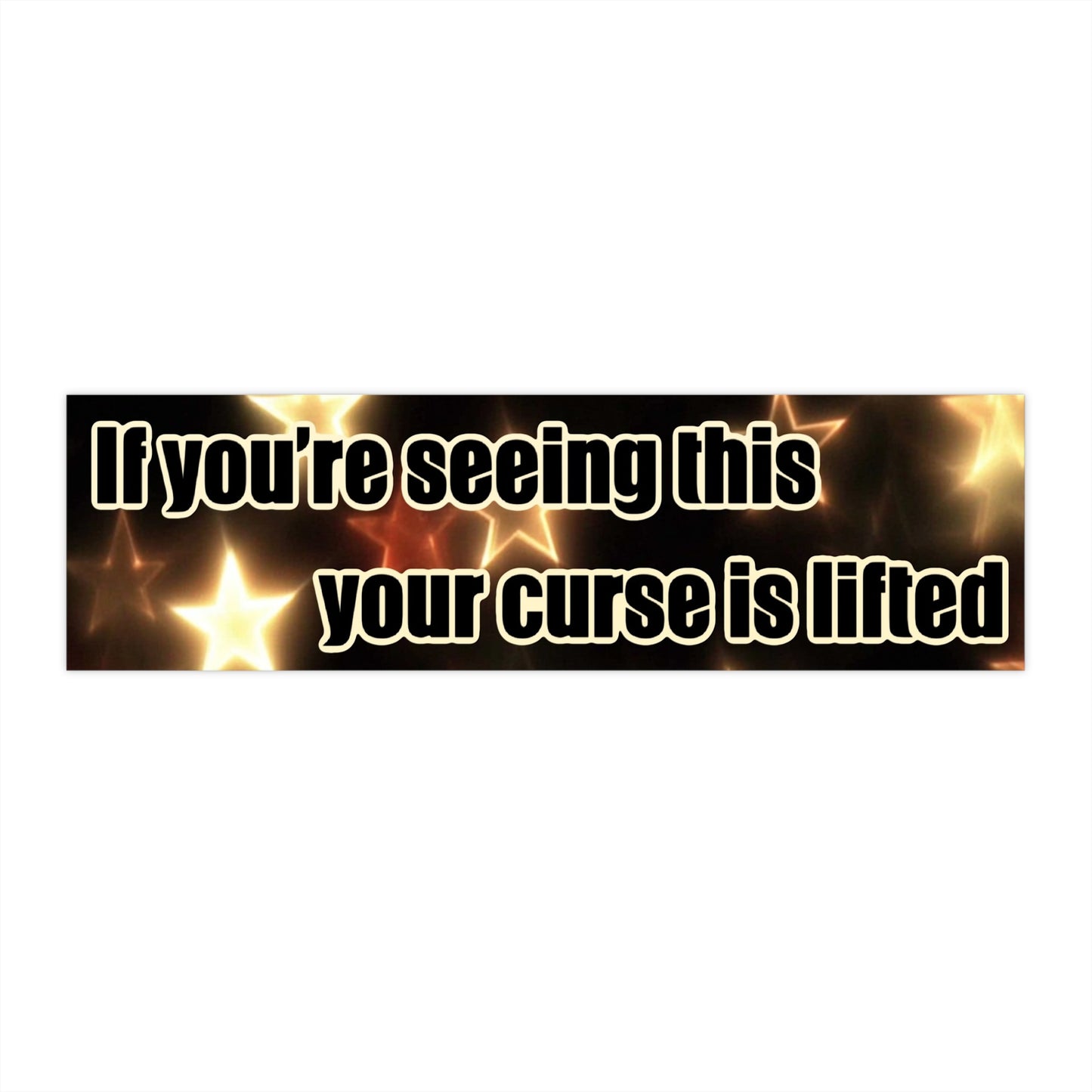 Lifted Curse Bumper Sticker