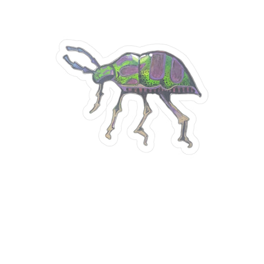 Lychee Shield Bug Kiss-Cut Vinyl Decal