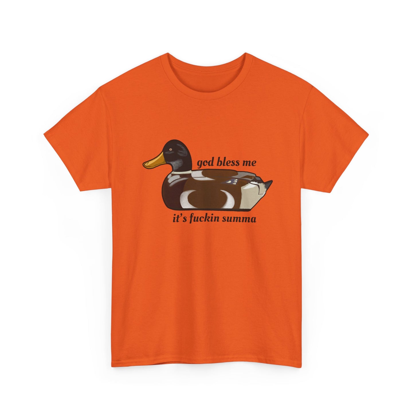 Jersey Shore Duck Phone Unisex Heavy Cotton Tee