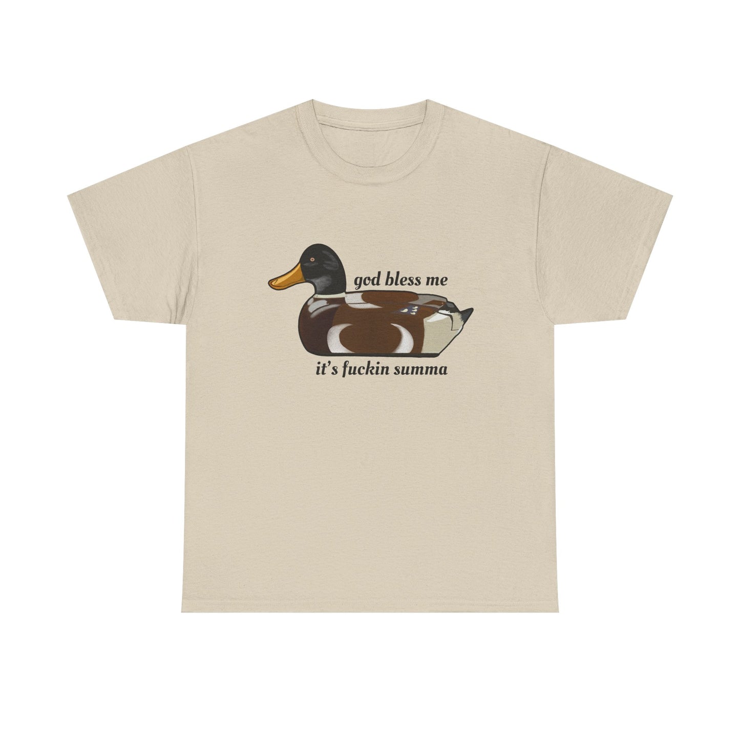 Jersey Shore Duck Phone Unisex Heavy Cotton Tee