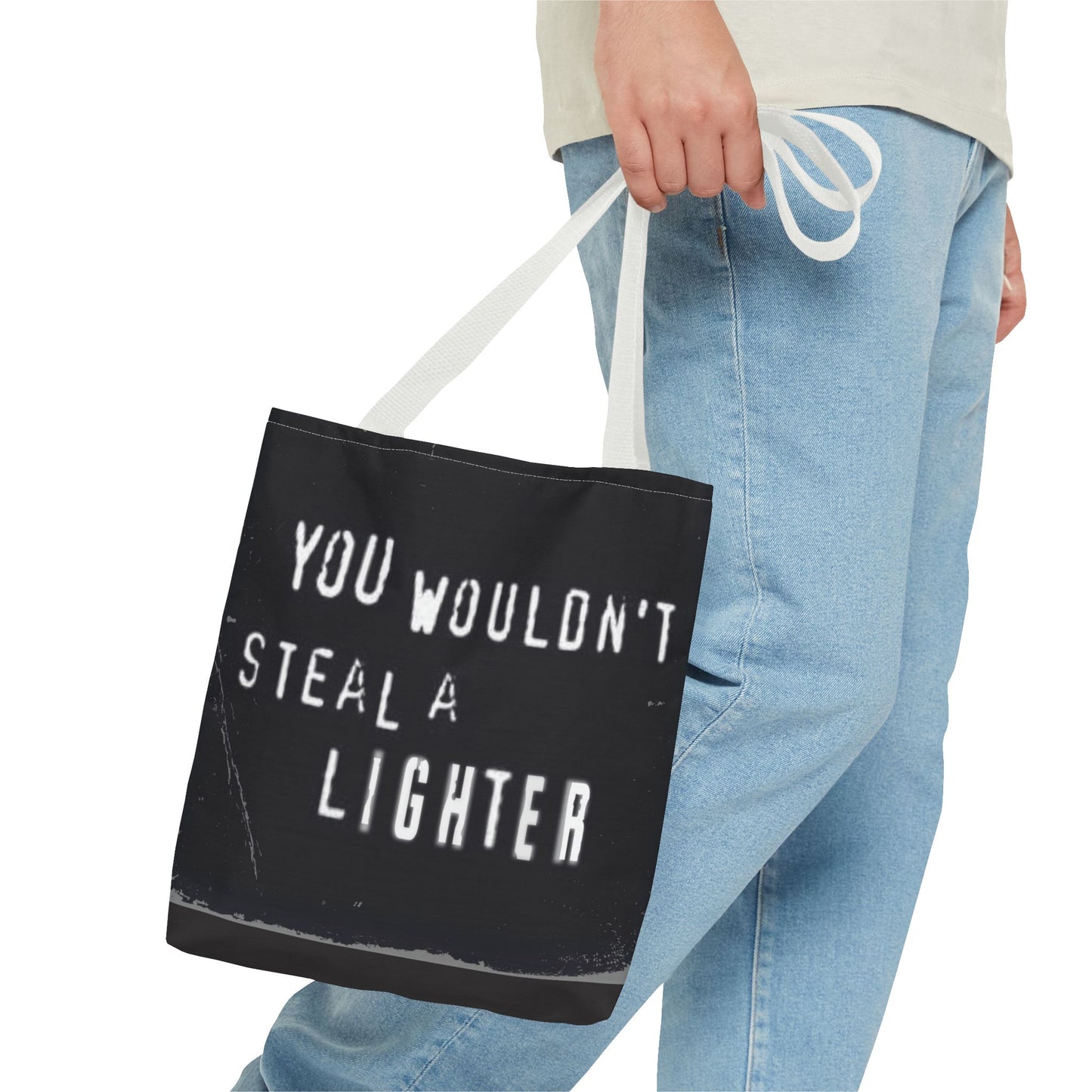 Lighter Piracy is a Crime Tote Bag