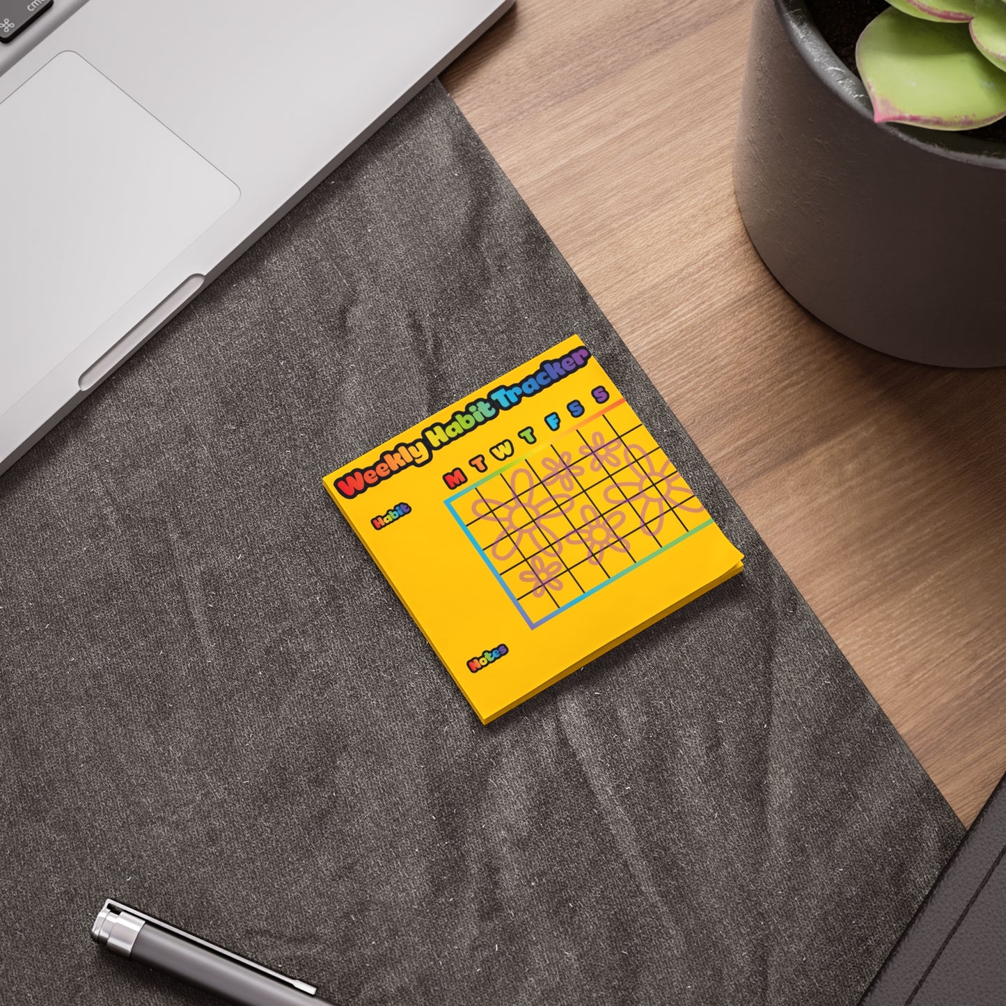 Weekly Habit Tracker Post-it® Note Pad