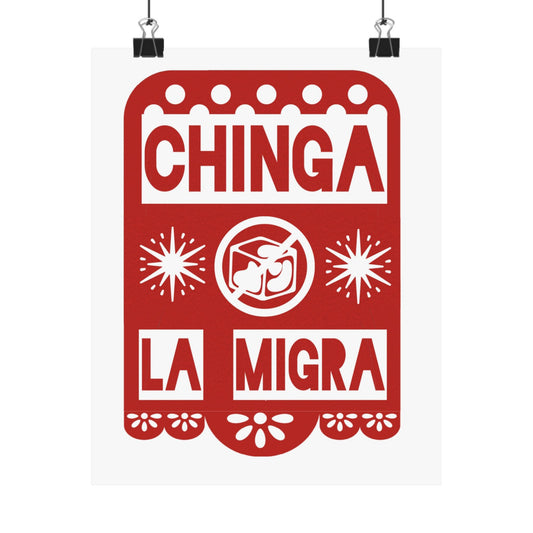 Papel Picado Matte Vertical Poster