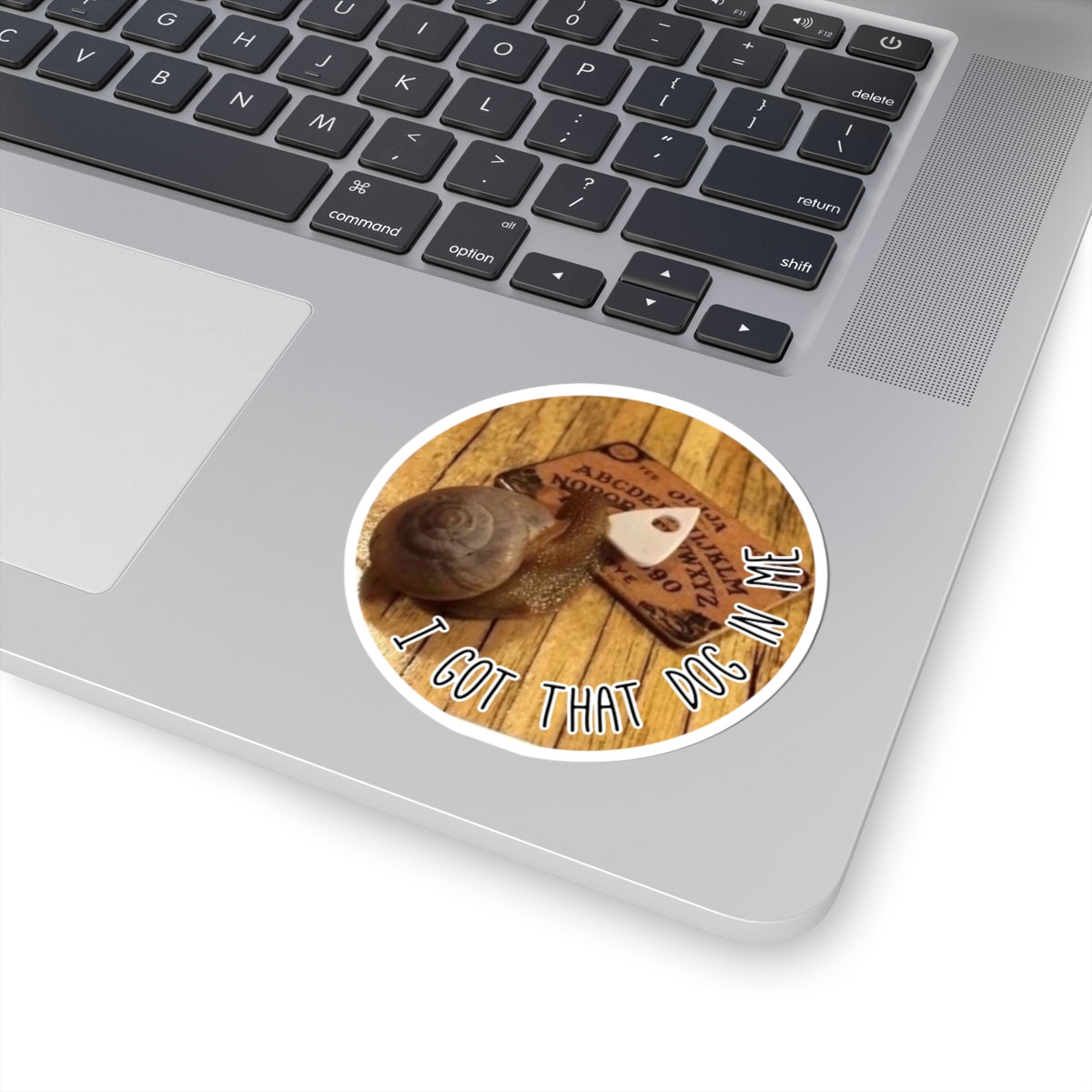 Dog In Me Kiss-Cut Sticker (Snail)