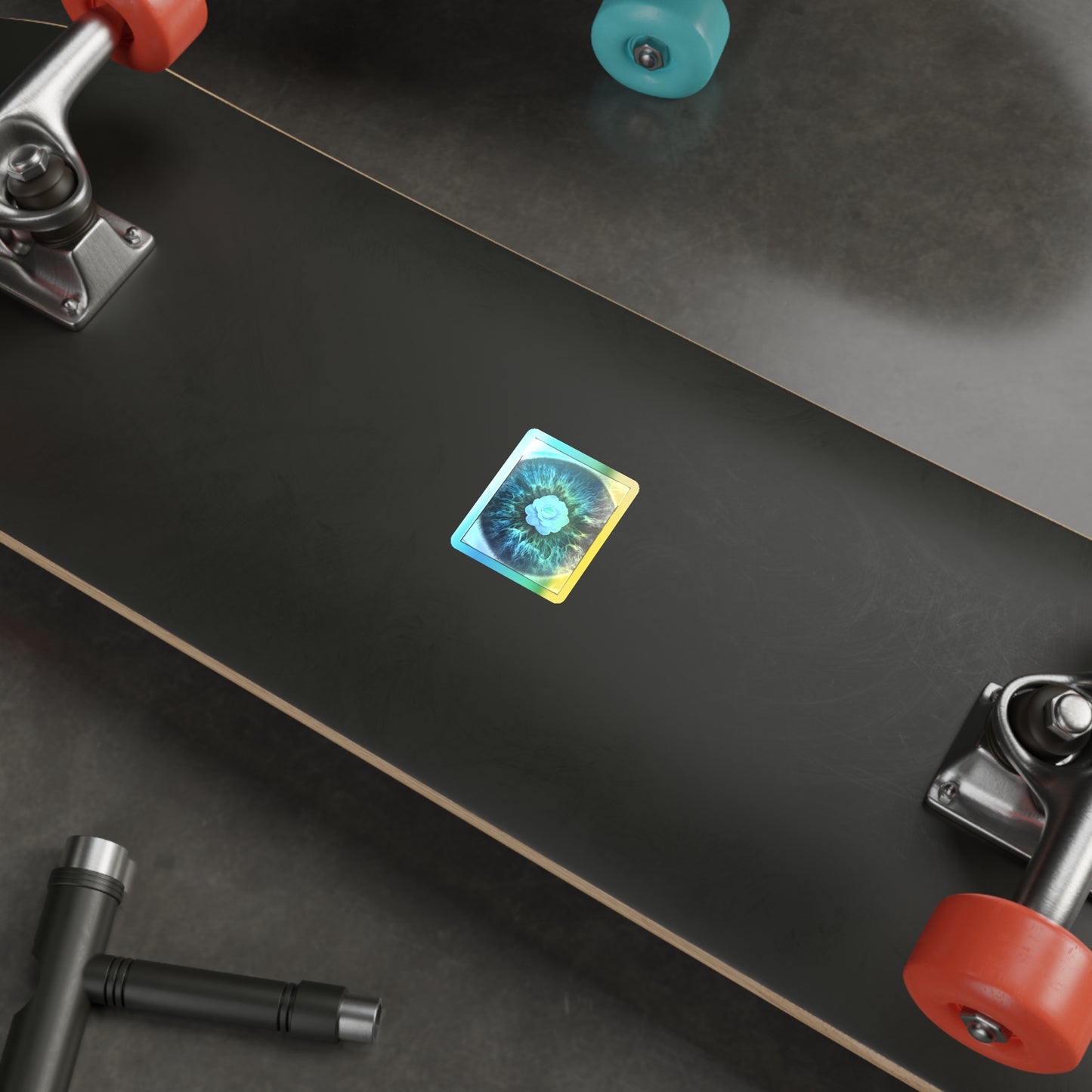 Eye See Holographic Die-cut Sticker