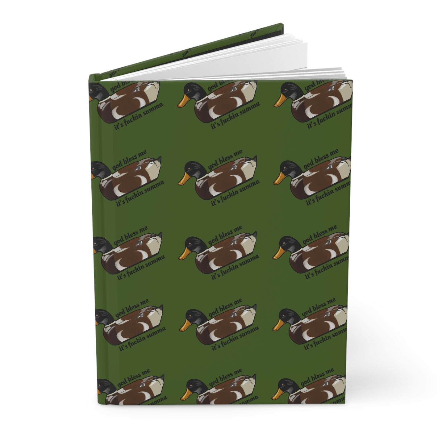 Jersey Shore Duck Phone Hardcover Journal Matte