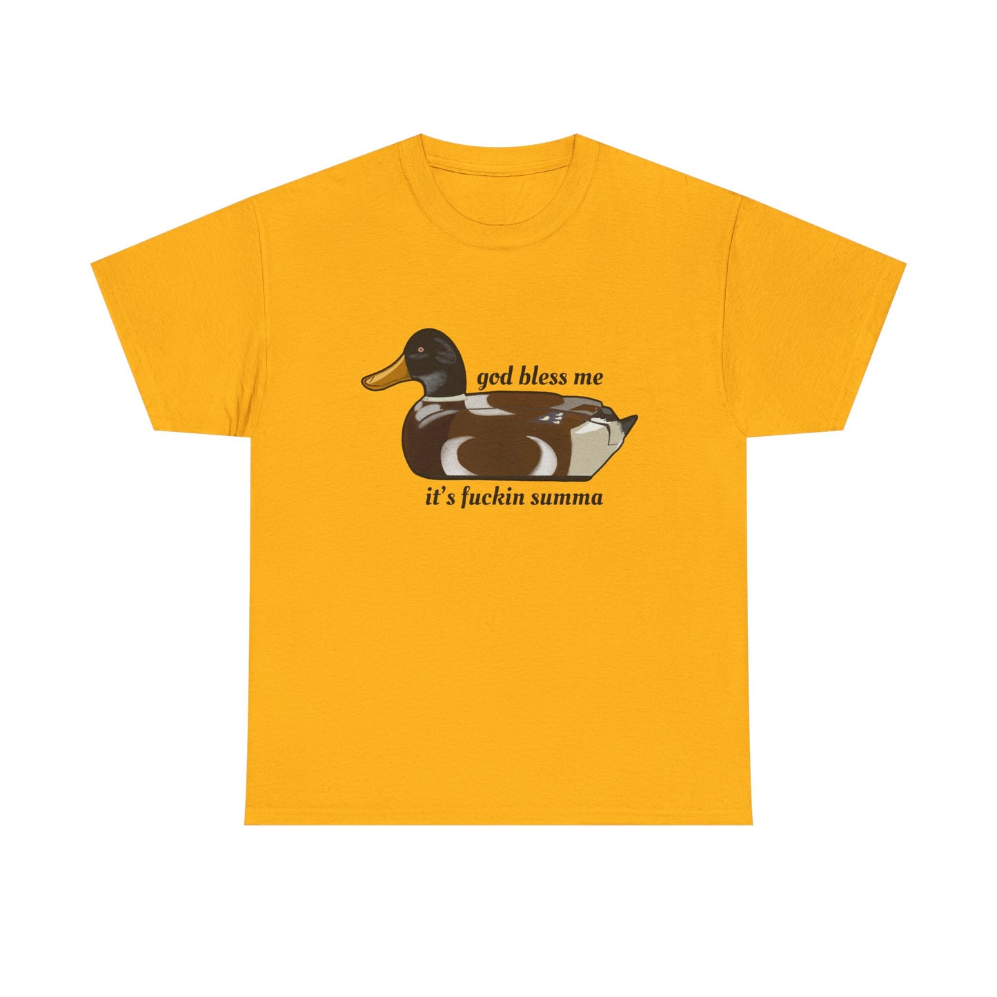 Jersey Shore Duck Phone Unisex Heavy Cotton Tee