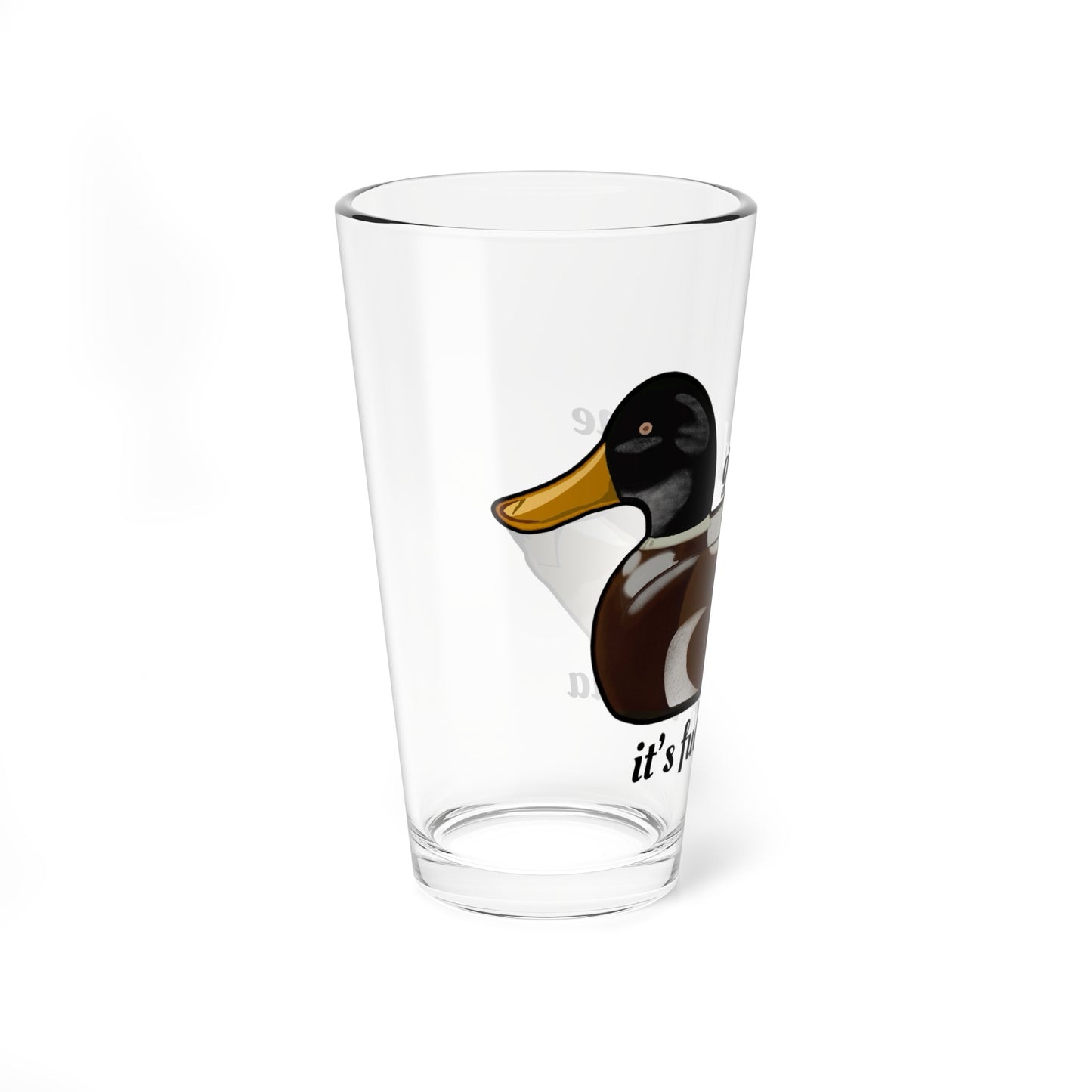 Jersey Shore Duck Phone Mixing Glass, 16oz
