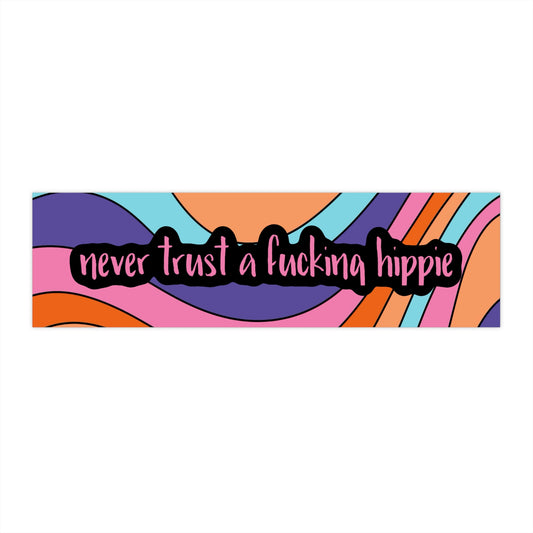 Punk Lyric Bumper Sticker