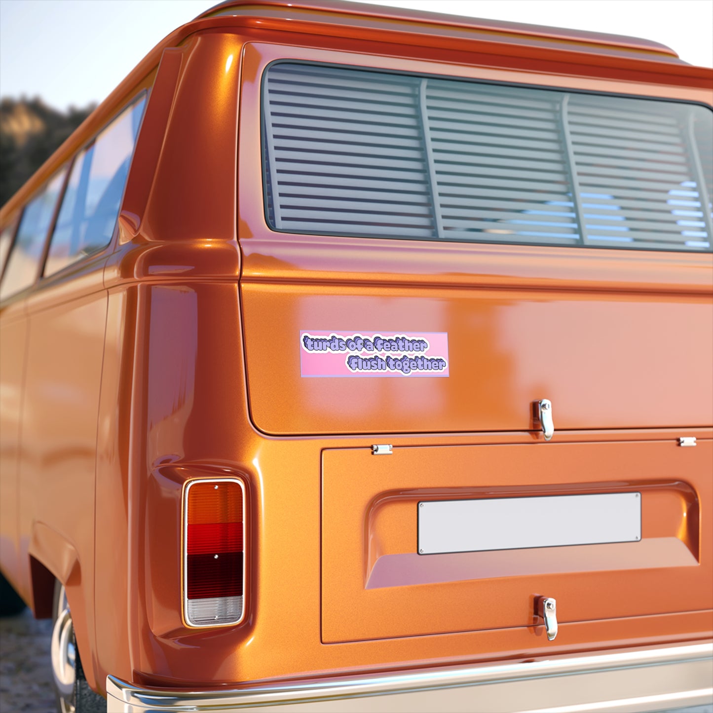Turds of a Feather Bumper Sticker