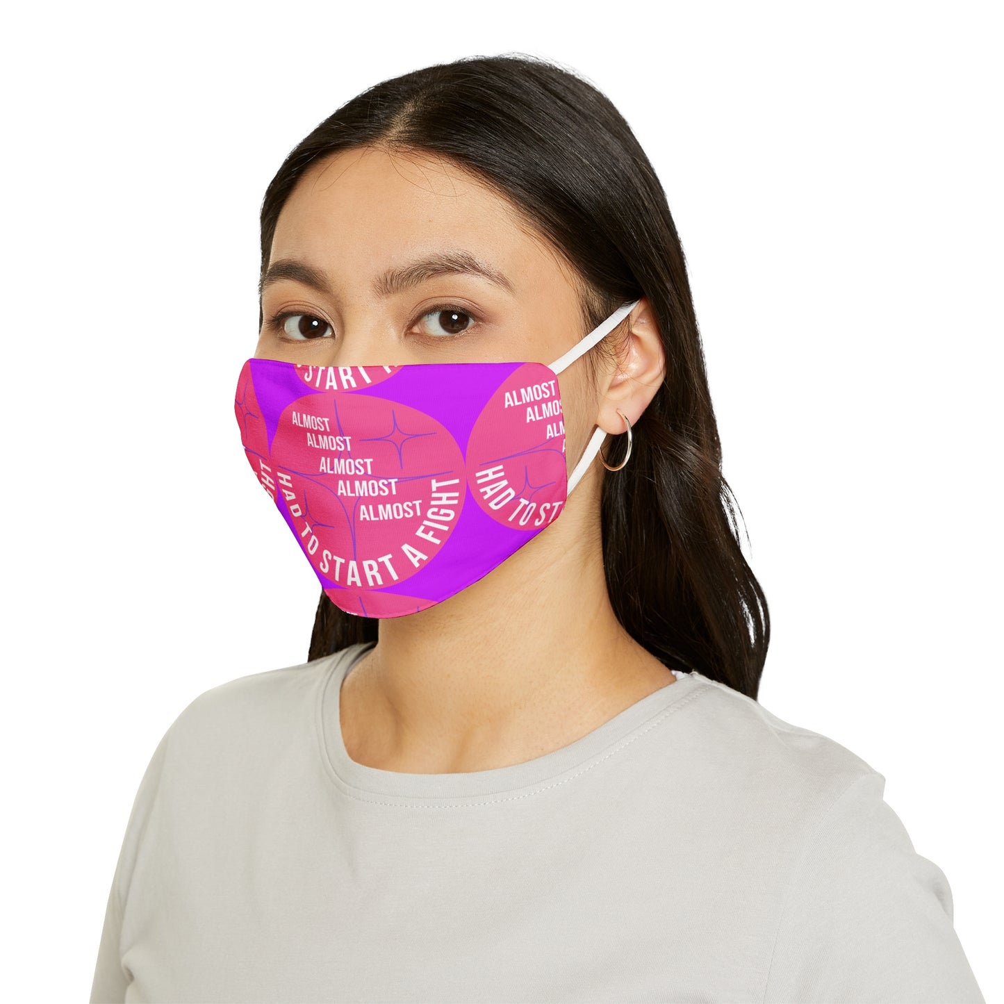 Punk Lyric Snug-Fit Polyester Face Mask