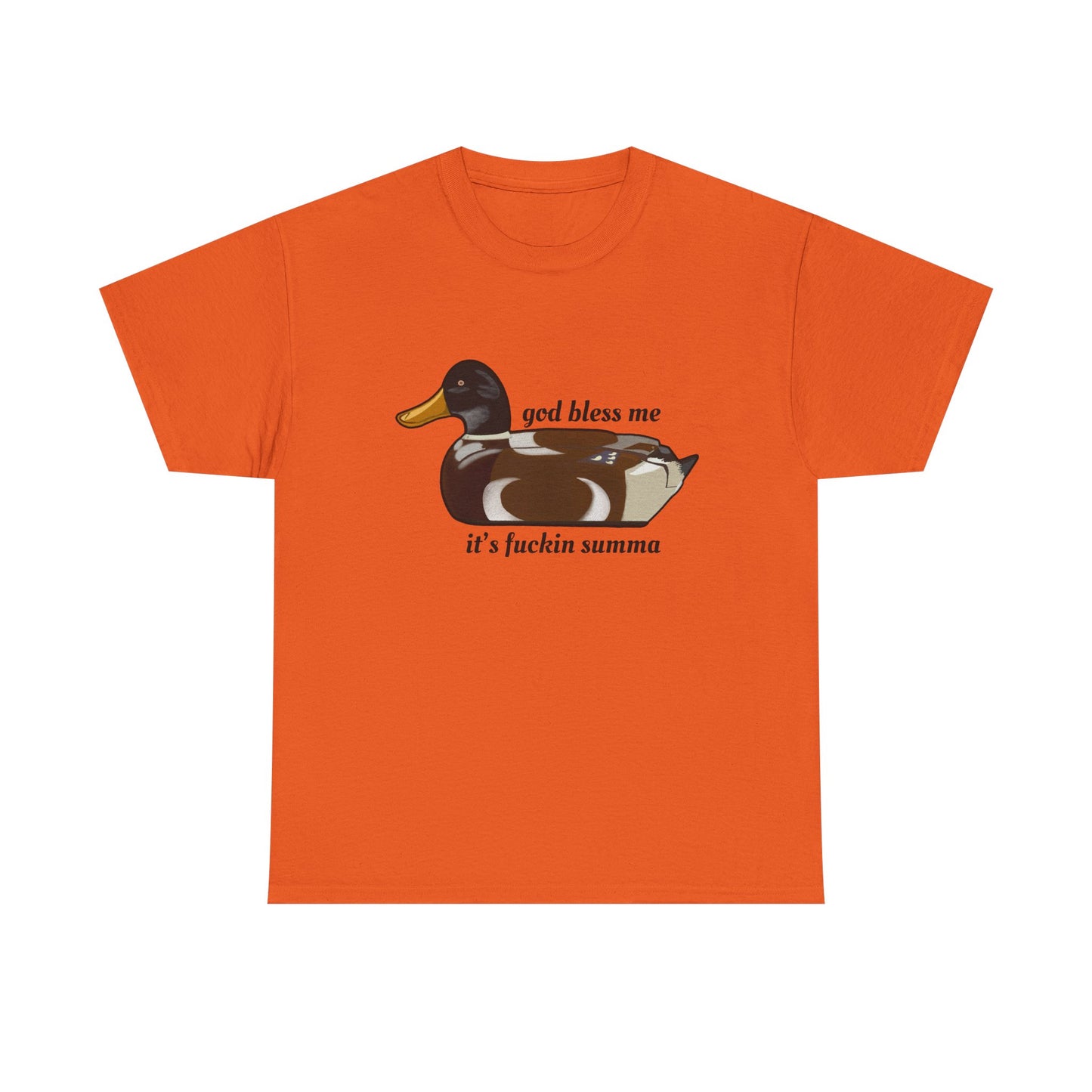 Jersey Shore Duck Phone Unisex Heavy Cotton Tee