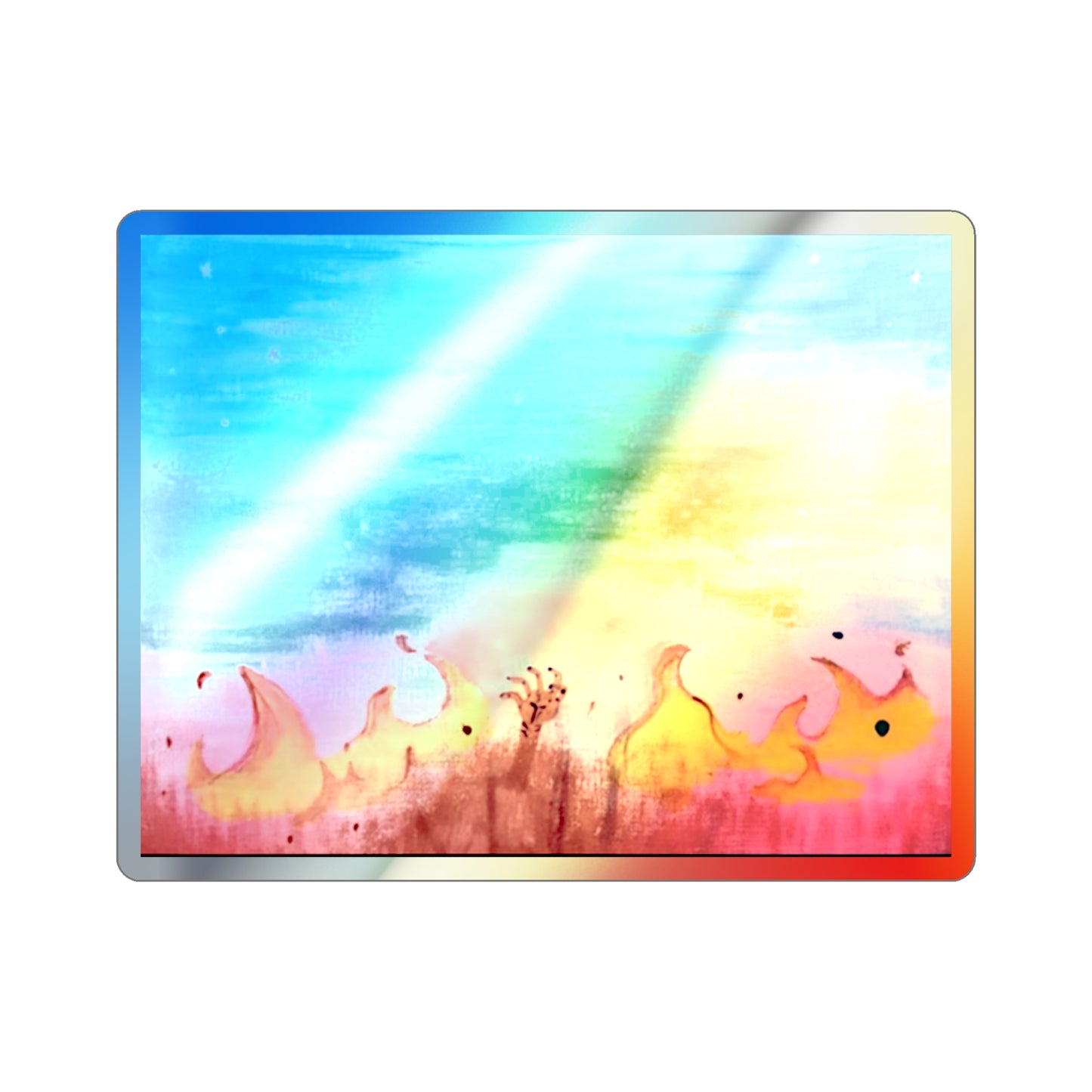 Premonition Holographic Die-cut Sticker