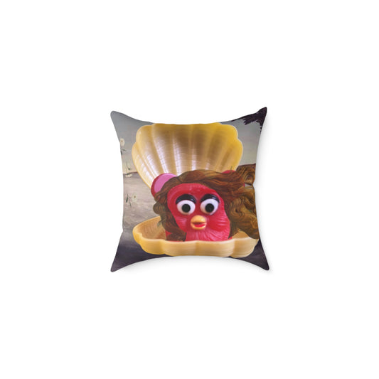 The Furb of Venus Square Poly Canvas Pillow