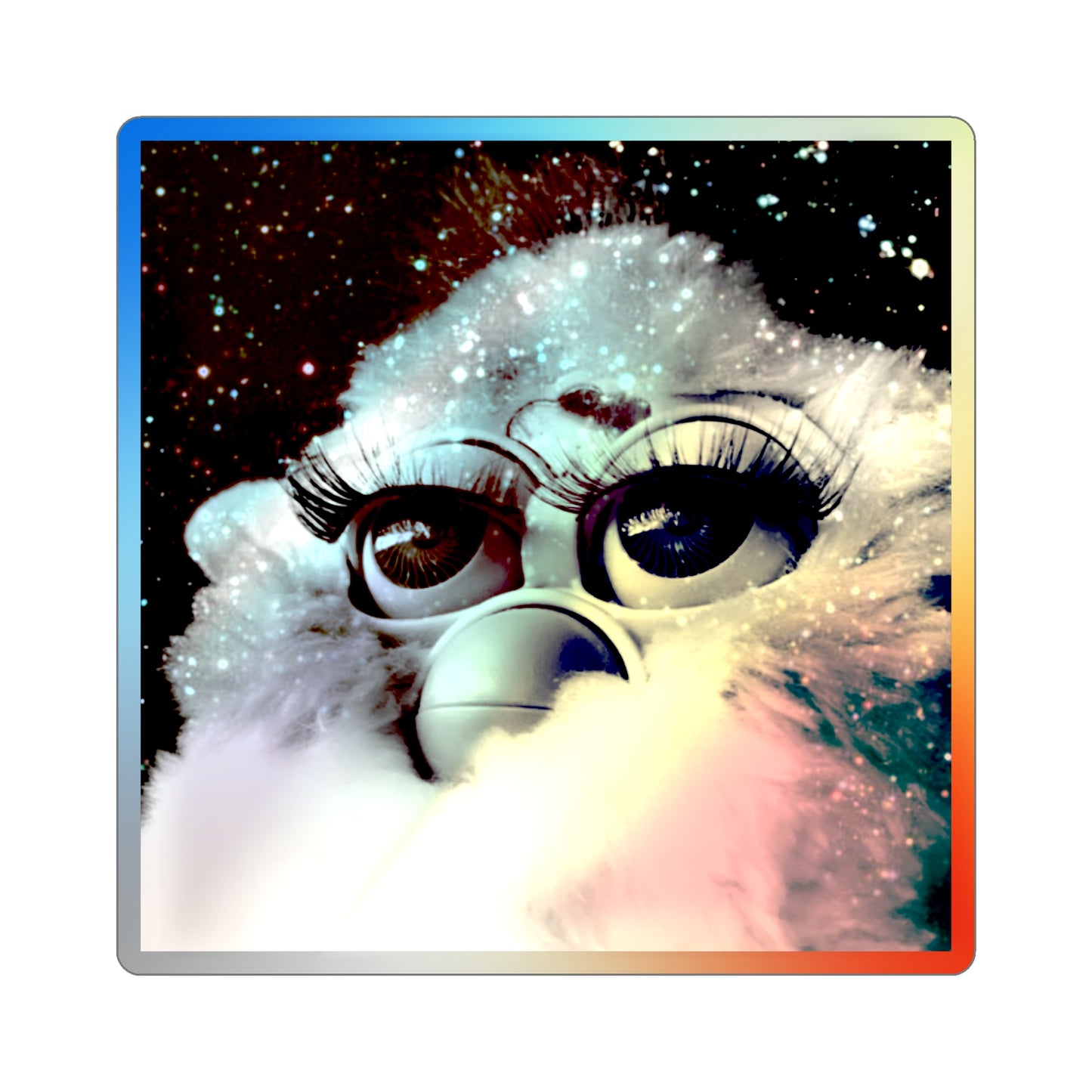 Furbalicious Holographic Die-cut Stickers