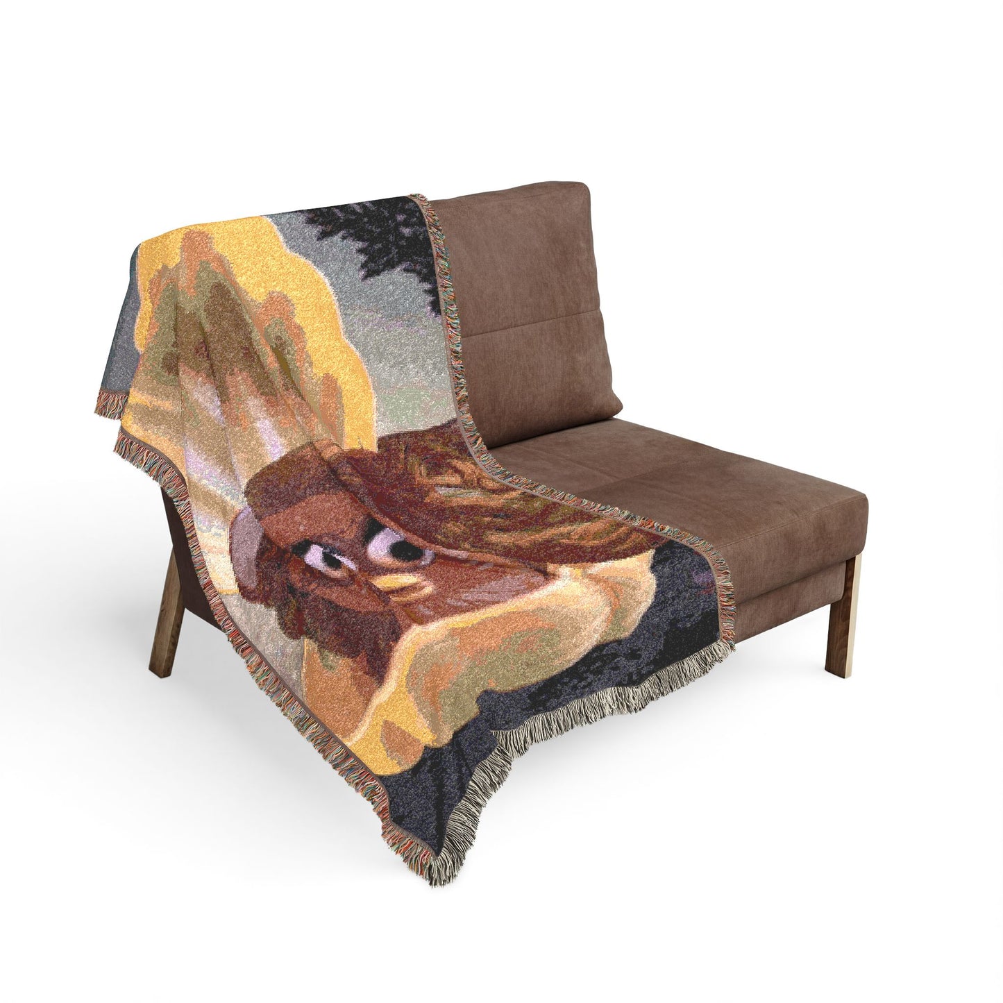 The Furb of Venus Woven Blanket (Vertical)