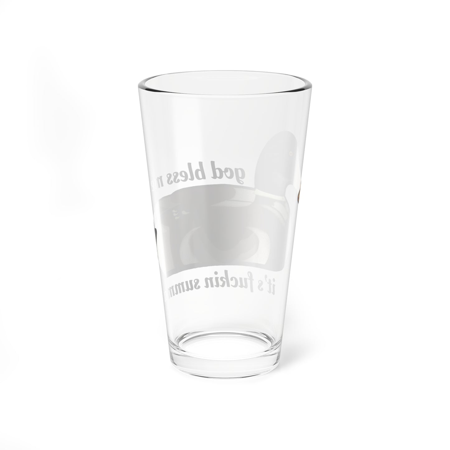 Jersey Shore Duck Phone Mixing Glass, 16oz