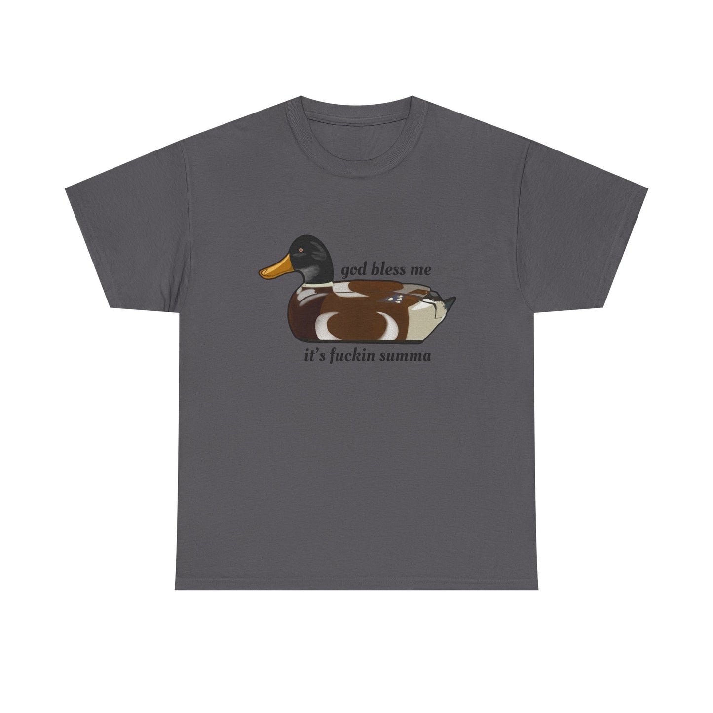 Jersey Shore Duck Phone Unisex Heavy Cotton Tee
