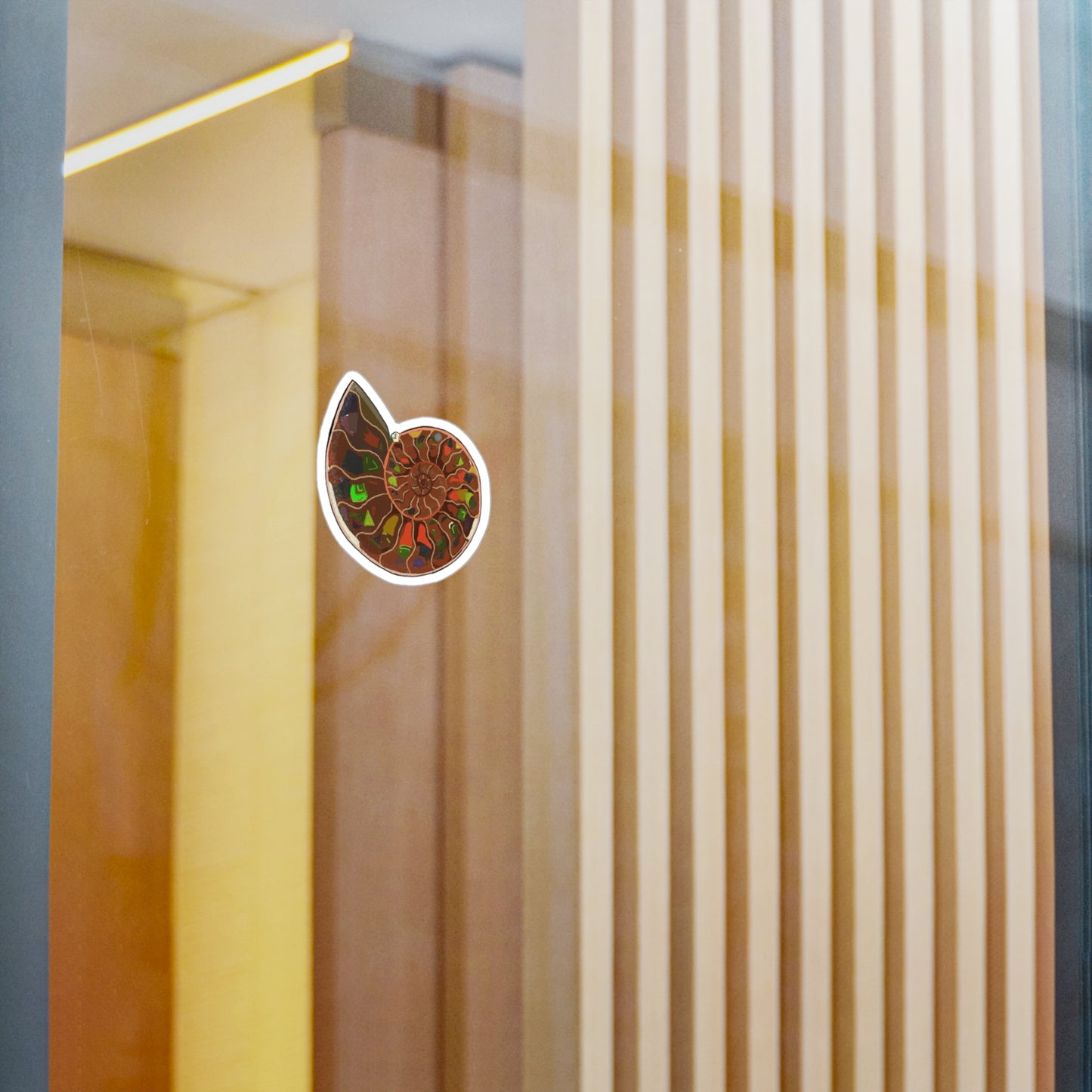 Nautilus Fossil Kiss-Cut Vinyl Decals