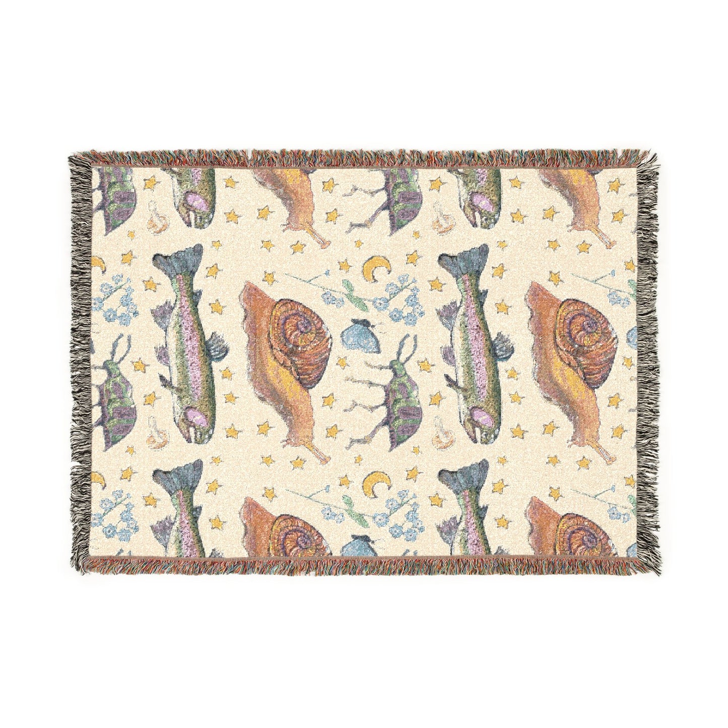 Outside Time Woven Blanket