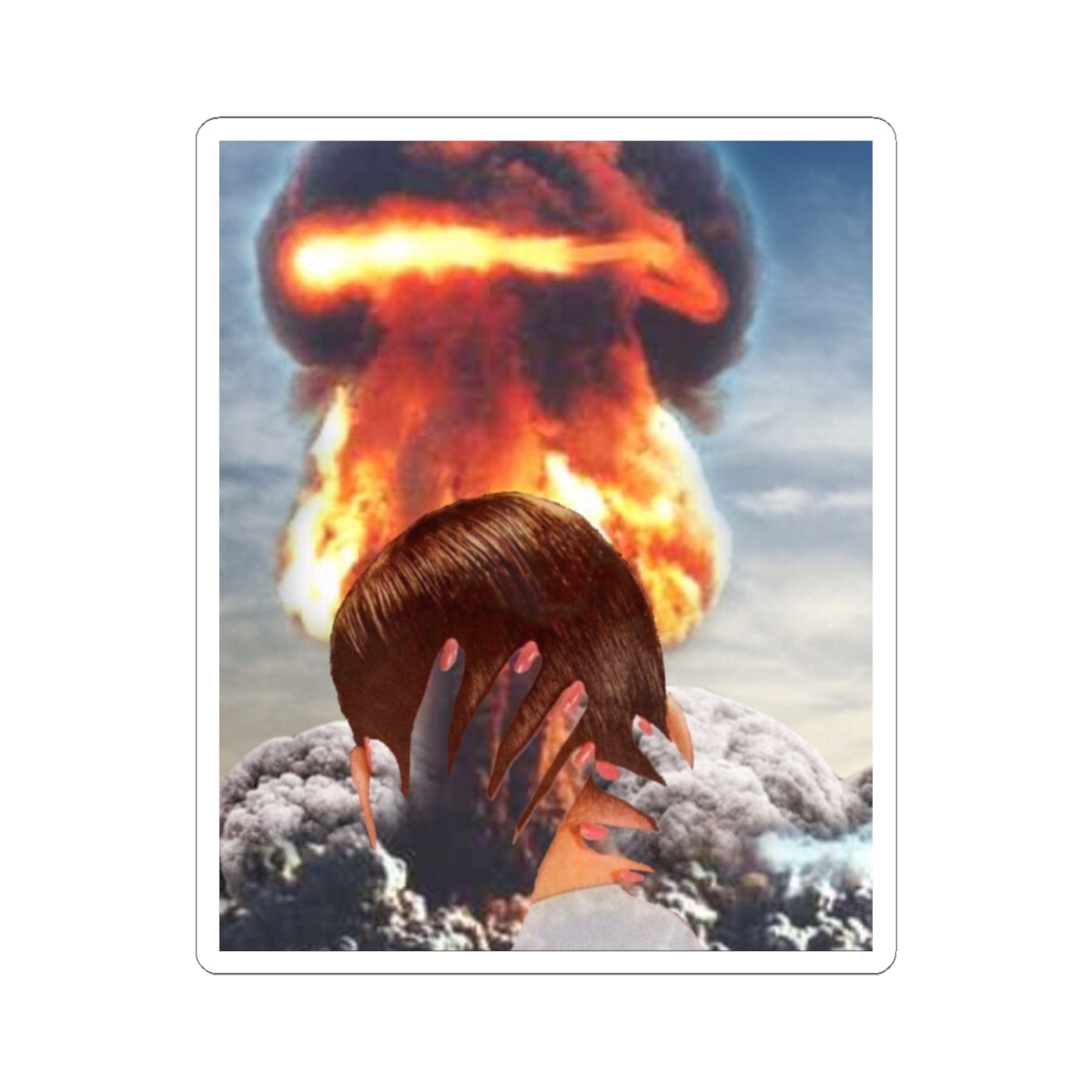 Disaster Magnet Kiss-Cut Sticker