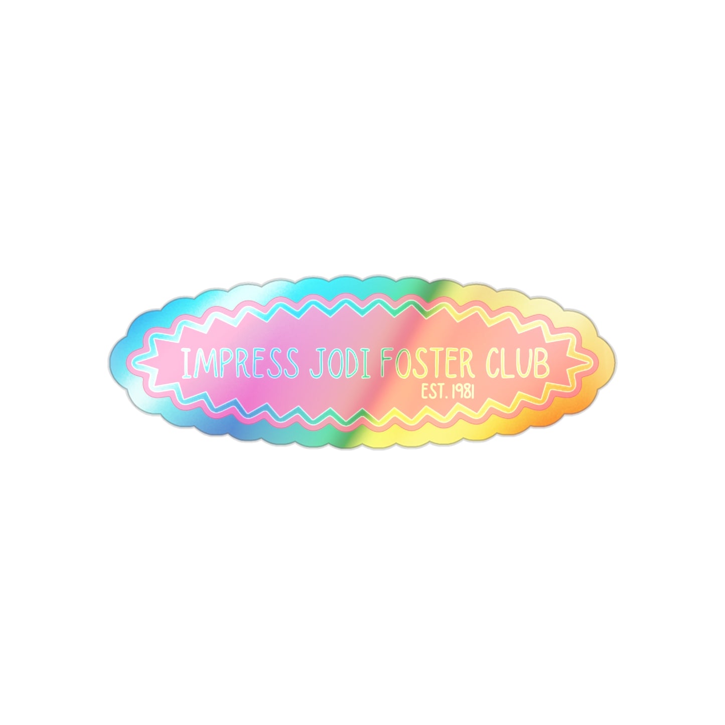 Impress Jodi Holographic Die-cut Sticker