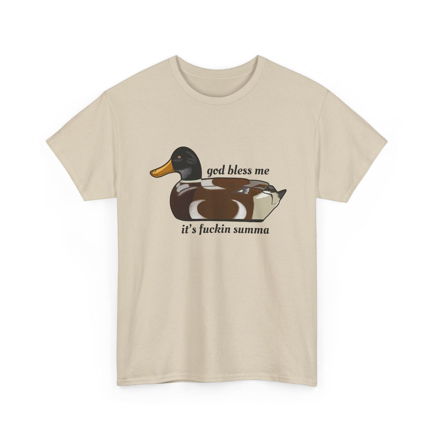Jersey Shore Duck Phone Unisex Heavy Cotton Tee