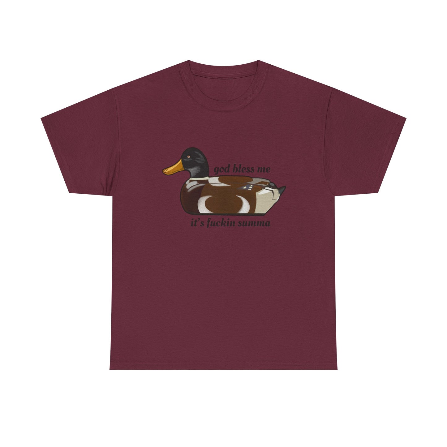 Jersey Shore Duck Phone Unisex Heavy Cotton Tee